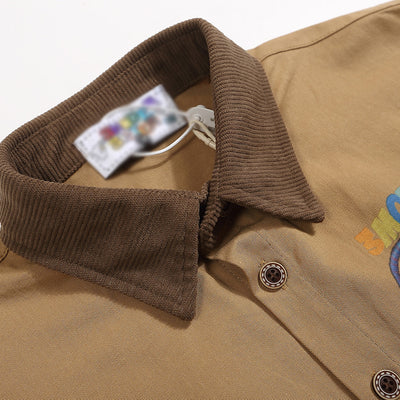 Camisa Casual de Manga Larga con Estampado Infantil - Image 13