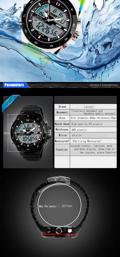 Reloj Deportivo Dual Display Resistente al Agua - Image 14