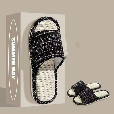 Pantuflas de Algodón y Lino Transpirables para Casa - Image 14