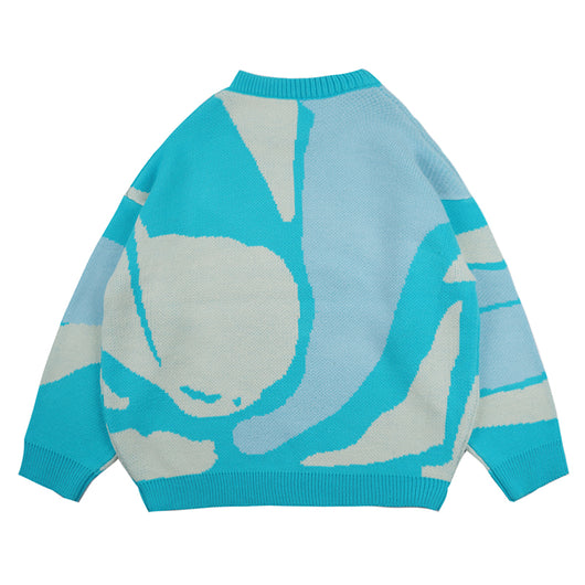 Suéter Holgado Cuello Redondo Tejido para Hombre y Mujer - Image 18