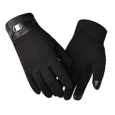 Guantes sin dedo para hombre y mujer sin forro de terciopelo para otoño e invierno - Image 5