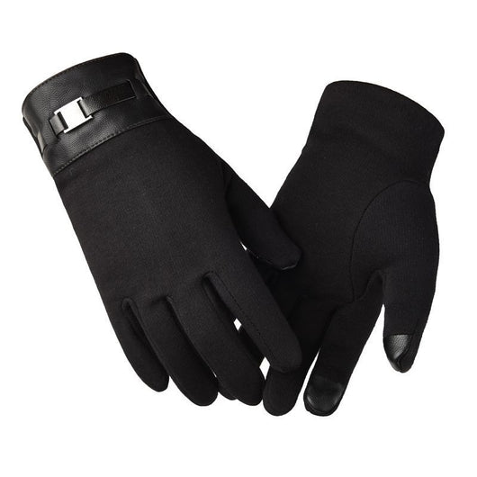 Guantes sin dedo para hombre y mujer sin forro de terciopelo para otoño e invierno - Image 5