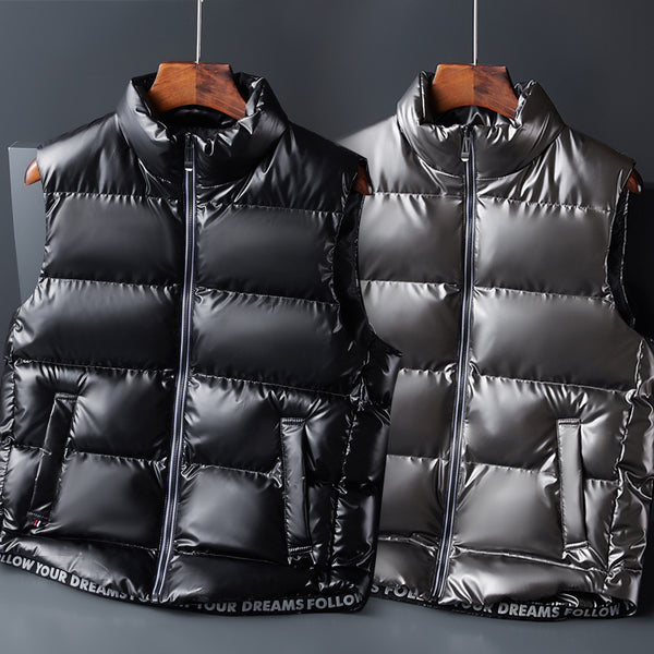 Chaleco Acolchado Brillante para Hombre