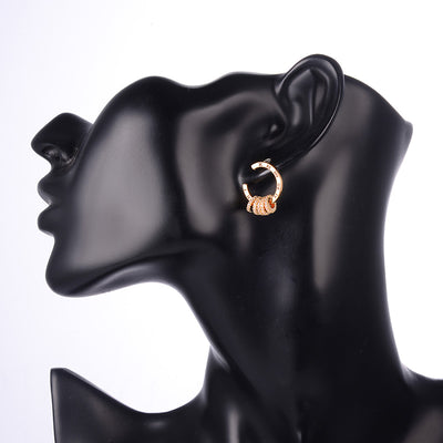 Aretes Personalizados con Números Romanos y Circonita - Elegancia Minimalista - Image 6