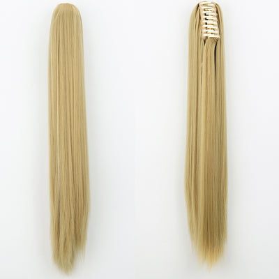 Peluca de Fibra Sintética con Clip Tipo Garra - Cabello Liso y Voluminoso - Image 16