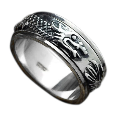 Anillo Giratorio Ancho Retro Dominante - Image 2