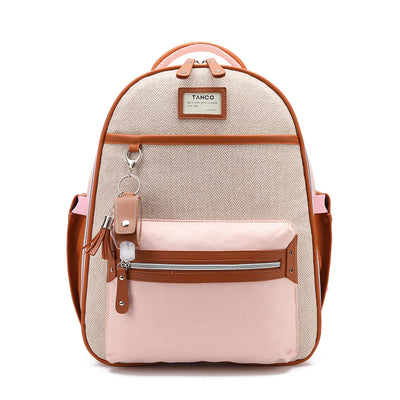 Bolsa de Lona para Mamá con Detalles en Cuero - Image 7