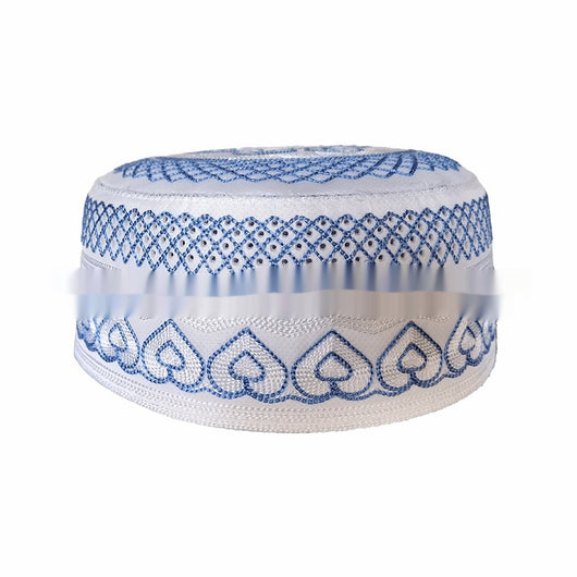 Gorro Islámico Bordado para Hombre - Diseño a Rayas Elegante - Image 3
