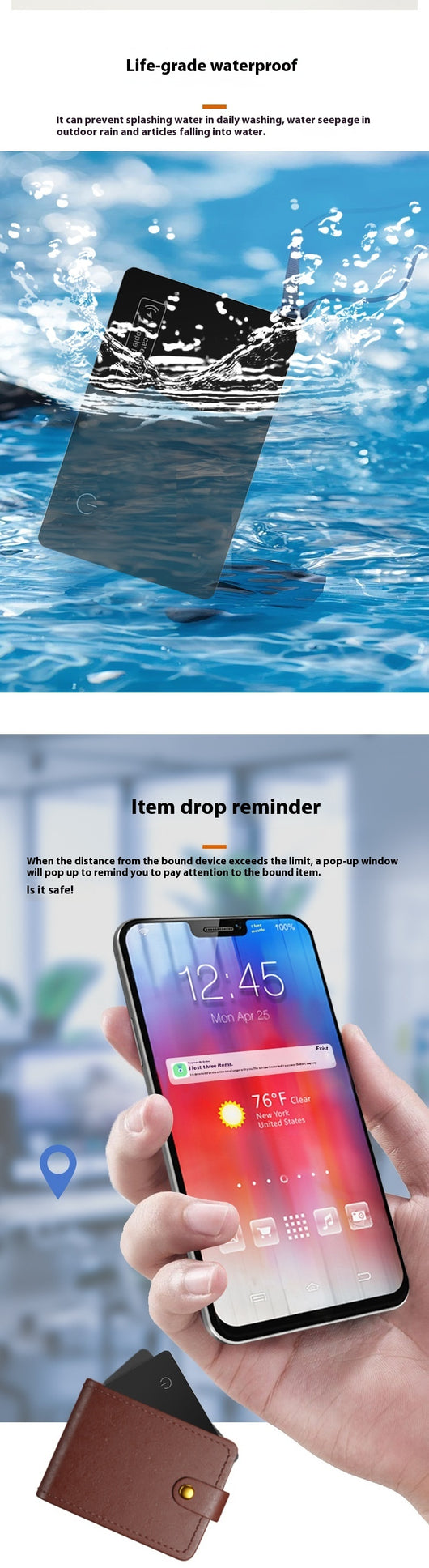 Localizador Ultrafino Anti-pérdida para Mascotas con Alarma - Image 12