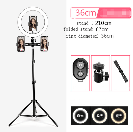 Aro de Luz LED para Transmisiones en Vivo y Selfies - Image 15