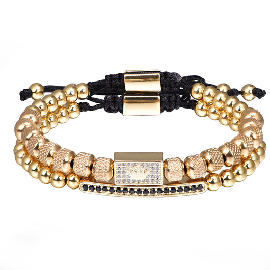 Pulsera Cuadrada Artesanal para Hombre - Diseño Versátil y Personalidad - Image 2