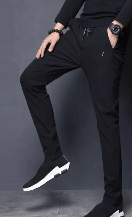 Pantalones Deportivos de Terciopelo Grueso sin Magnético para Otoño e Invierno - Image 9