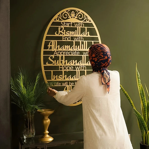 Letras del Alfabeto Inglés en Metal - Decoración Artística para Pared