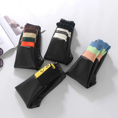 Pantalones de Cuero para Niña con Forro Térmico - Image 14