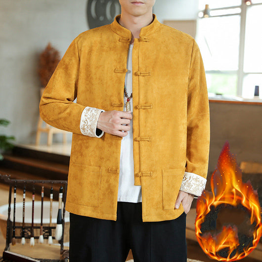 Chaqueta Hanfu Buddha Estilo Chino Retro para Hombre - Image 21