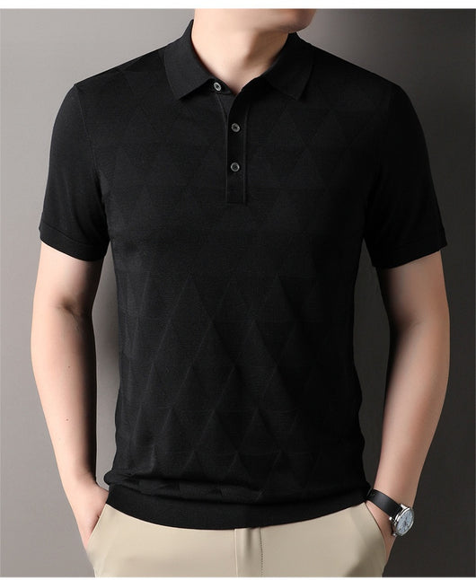 Camiseta Manga Corta Hombre Ice Silk Transpirable Secado Rápido - Image 24