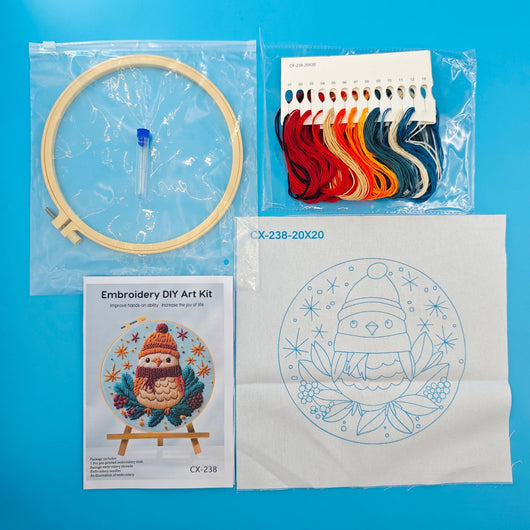 Kit DIY Traje de Pájaro Navideño Invierno - Image 4