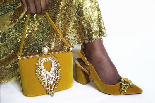 Bolso y Zapatos Puntiagudos a Juego para Bodas y Eventos - Image 3