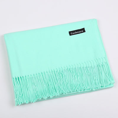 Bufanda de Cashmira Artificial Liso para Mujer 220g - Chal Cálido y Elegante - Image 24