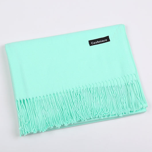 Bufanda de Cashmira Artificial Liso para Mujer 220g - Chal Cálido y Elegante - Image 24