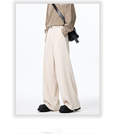Pantalones Holgados de Pierna Recta con Drapeado Elegante - Image 18