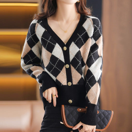 Cardigan Tejido Diamante Premium - Image 7