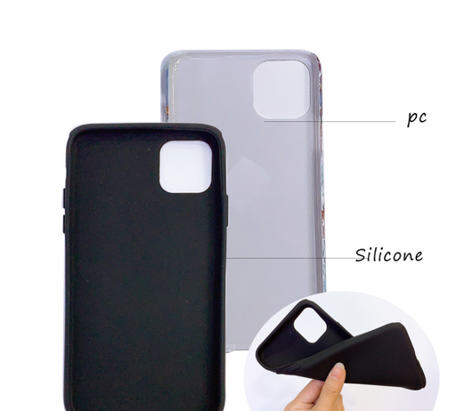 Funda para celular con patrón mármol y doble capa protectora - Image 11