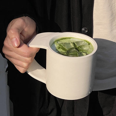 Taza Cerámica Vintage con Asa Grande - Estilo Hipster - Image 3