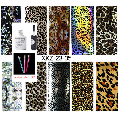 Set de 12 Láminas Decorativas para Uñas - Transferencias Nail Art - Image 17