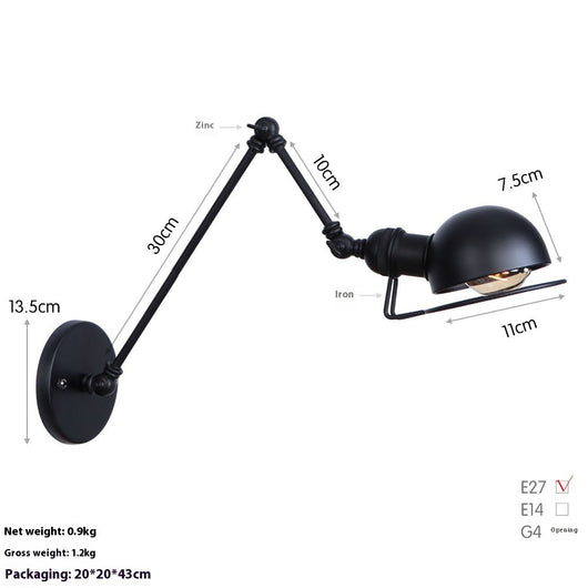 Lámpara LED de Pared Articulada para Estudio y Dormitorio - Image 23