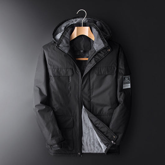 Traje de Montaña Impermeable y Cálido con Capucha Desmontable - Image 10