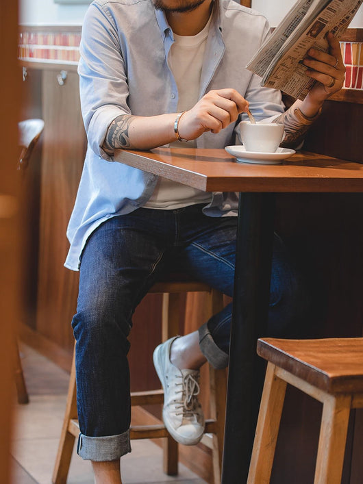 Pantalón Oxford Vintage Casual de Negocios para Hombre - Primavera - Image 3