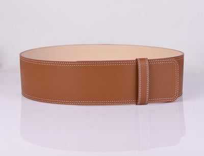 Cinturón de Cuero Estilo Coreano para Abrigo de Lana Mujer - Image 9