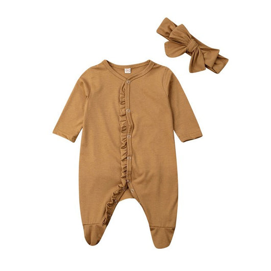 Mameluco Infantil con Volantes - Conjunto Elegante para Niños - Image 11