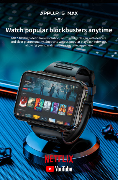 Reloj Inteligente de Pantalla Grande con Android 4G y Doble Cámara - Image 6