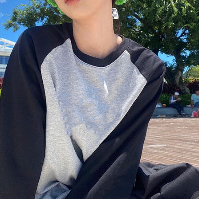 Blusa Holgada Unisex con Bordado en Mangas