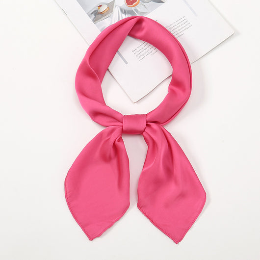 Pañuelo de Satén Liso Versátil y Elegante - Image 13
