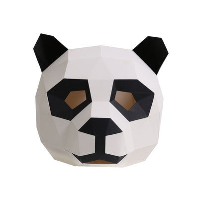 Máscara de Panda 3D Tesoro Nacional - DIY Personalizable para Fiestas - Image 7