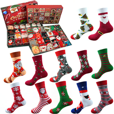 Set de 12 Medias Navideñas Premium en Caja Regalo - Image 7