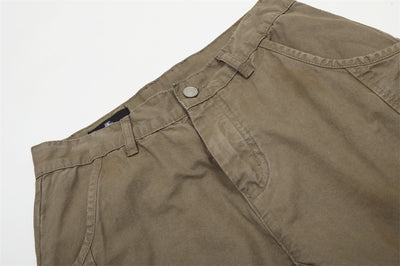 Pantalones Casuales Anchos Multibolsillos Estilo Moderno - Image 14