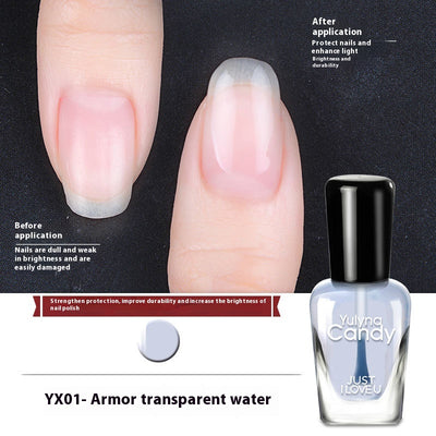 Esmalte de Uñas Transparente Impermeabilizable con Aceite Nutritivo - Image 11