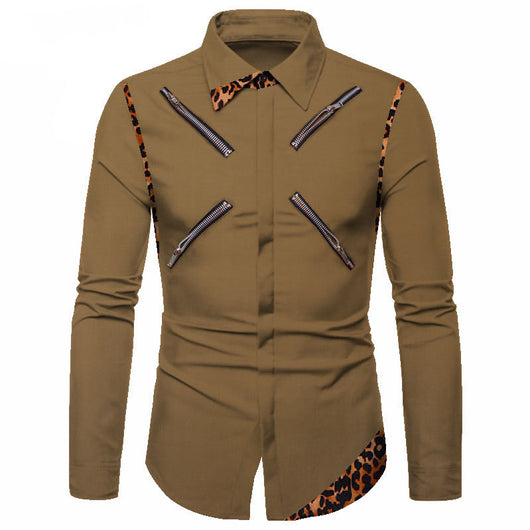 Camisa Casual de Algodón Poliéster Juvenil Blanca con Cuello Solapa - Image 4