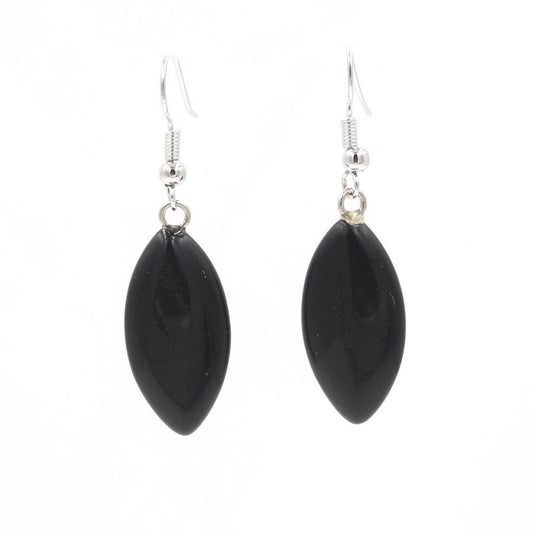 Aretes de Cristal Ojo de Caballo - Diseño Minimalista y Versátil para Mujer - Image 2
