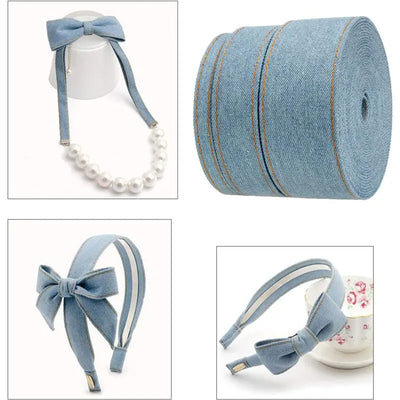 Accesorios para el Cabello con Lazo de Cinta de Mezclilla - Image 15