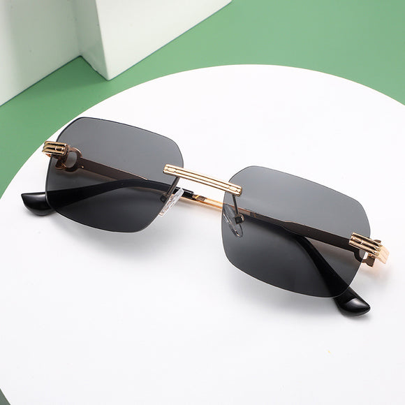 Gafas de Sol Cuadradas con Corte de Cristal Irregular