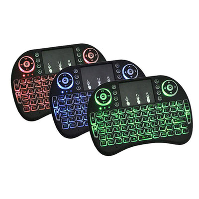 Teclado Inalámbrico H9 con Retroiluminación Táctil Multicolor - Image 7