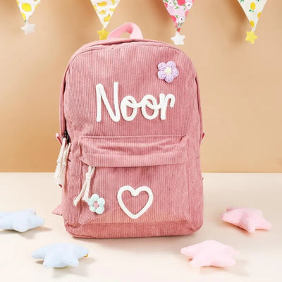 Mochila de Terciopelo Personalizable de Gran Capacidad - Image 2