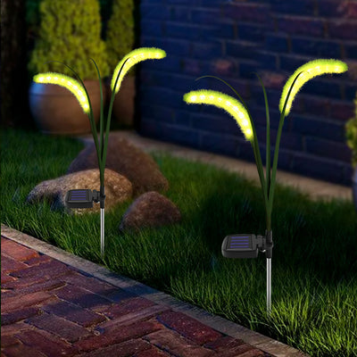 Lámpara Solar LED Decorativa con Pasto Artificial para Jardín - Image 17