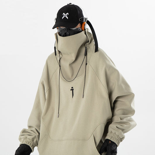 Suéter Cuello Alto Funcional Hip Hop para Hombre - Otoño e Invierno
