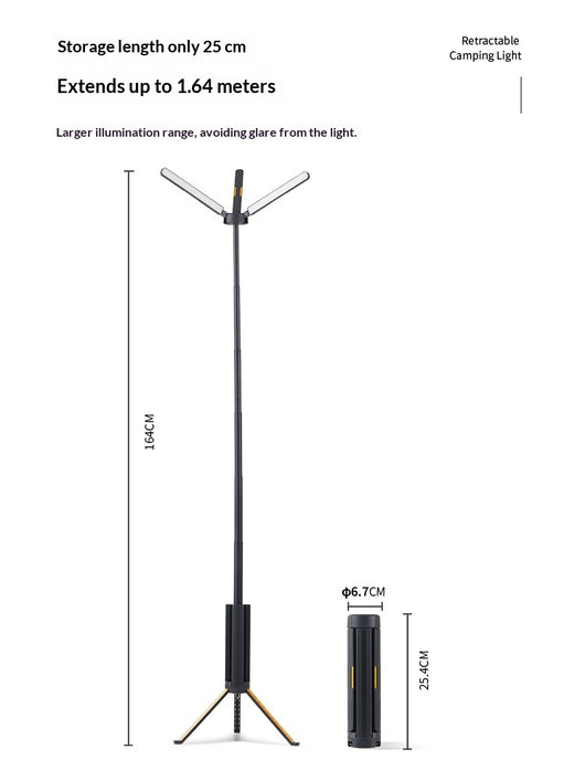 Linterna Telescópica de Camping Negra - Image 2